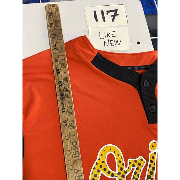 Baltimore Orioles Authentic Majestic Jersey Cool Base 2XL Orange Black - Picture 3 of 8